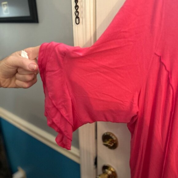 Ashley Stewart Bold Pink Maxi Dress - Picture 3 of 4